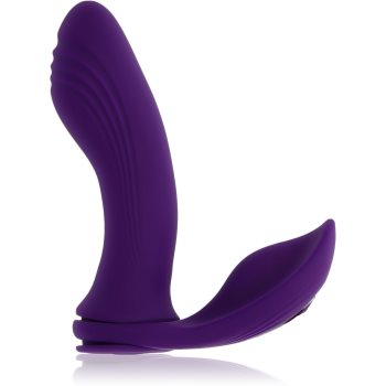 Playboy Toys Evolved Mix & Match Violet vibrator cu stimularea clitorisului - imagine 2